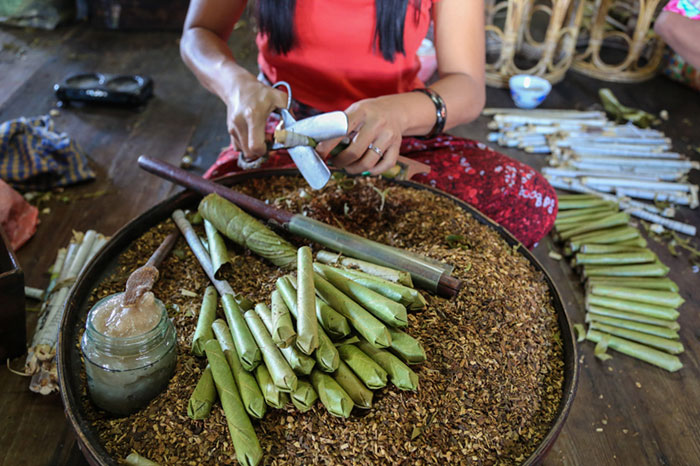cheroot cigare birman fabrication